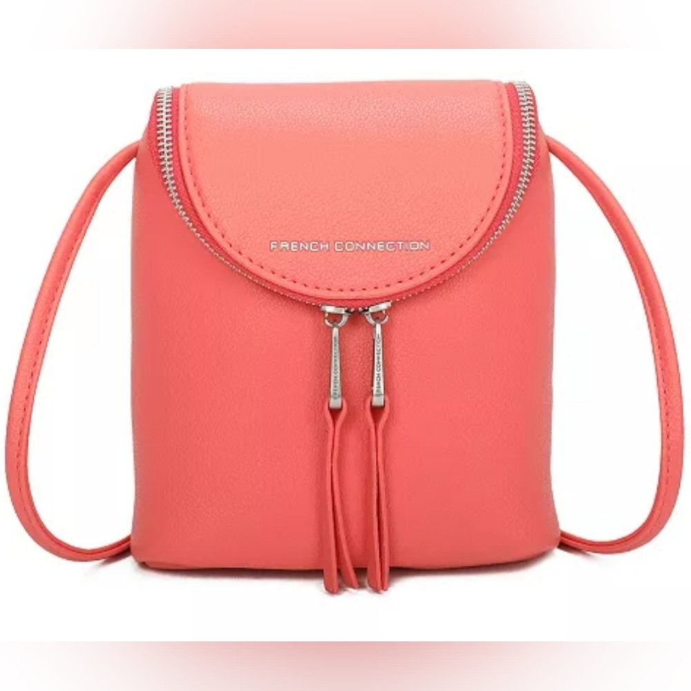 French Connetion Noreen Slouchy Easy Crossbody Cell Phone Bag NWT